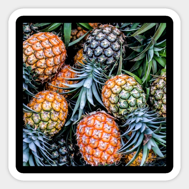 Autumn Pineapple Pattern gift Sticker by CONCEPTDVS